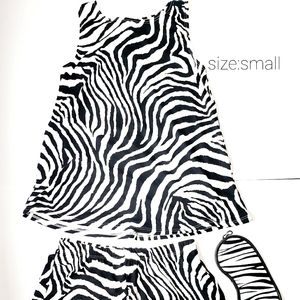 Pajamas Set, Tank Top & Shorts with free Eye Mask